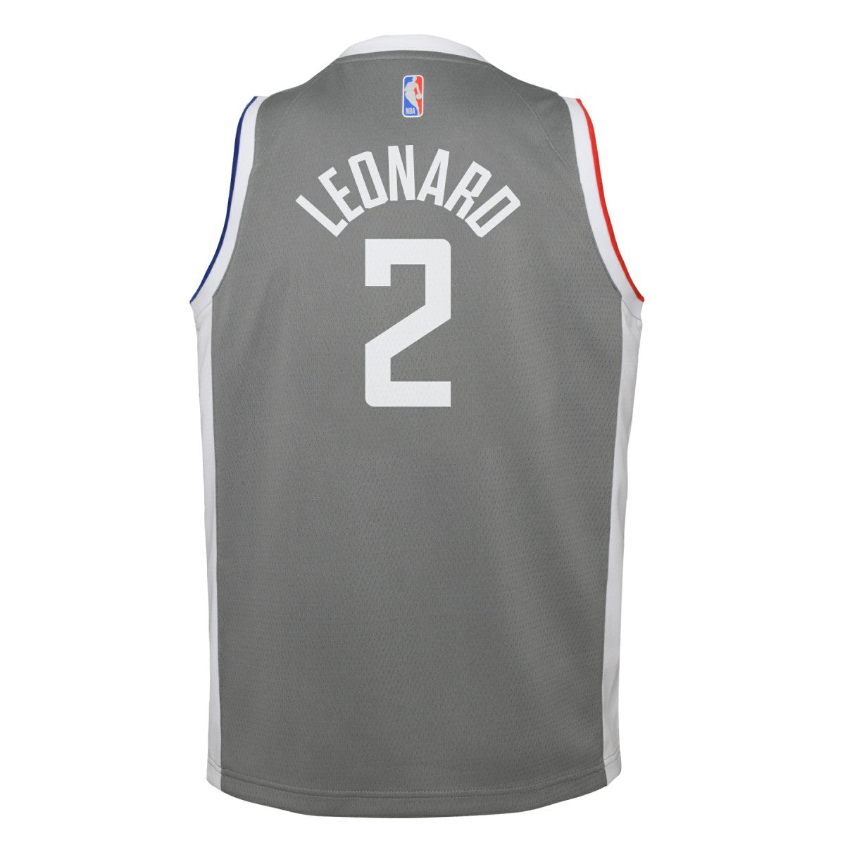 Nike Kawhi Leonard LA Clippers Youth 2020/21 Swingman Player Jersey Gray