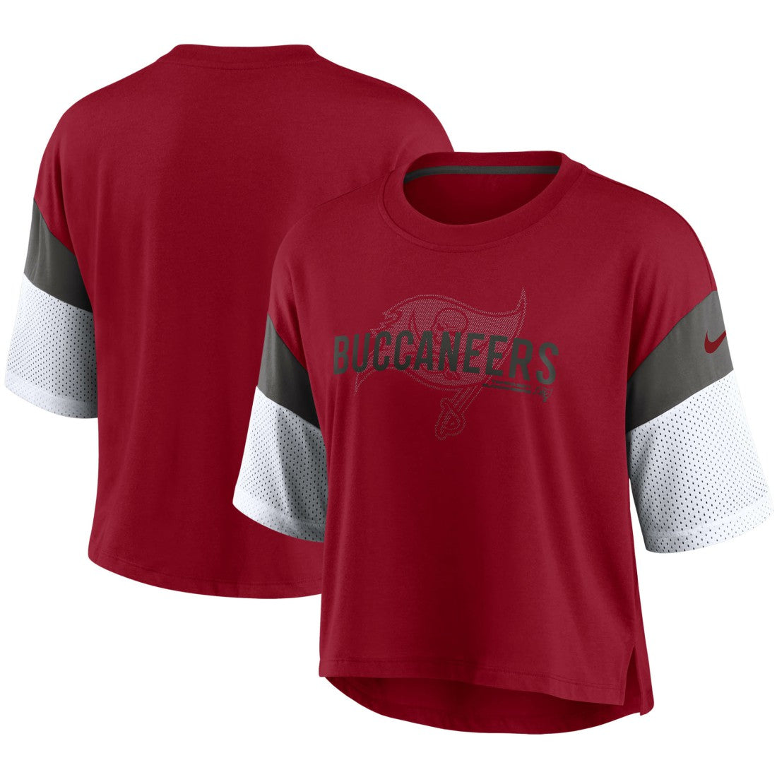 Women's Nickname Tri-Blend Performance Crop Top - Tampa Bay Buccaneers Tops