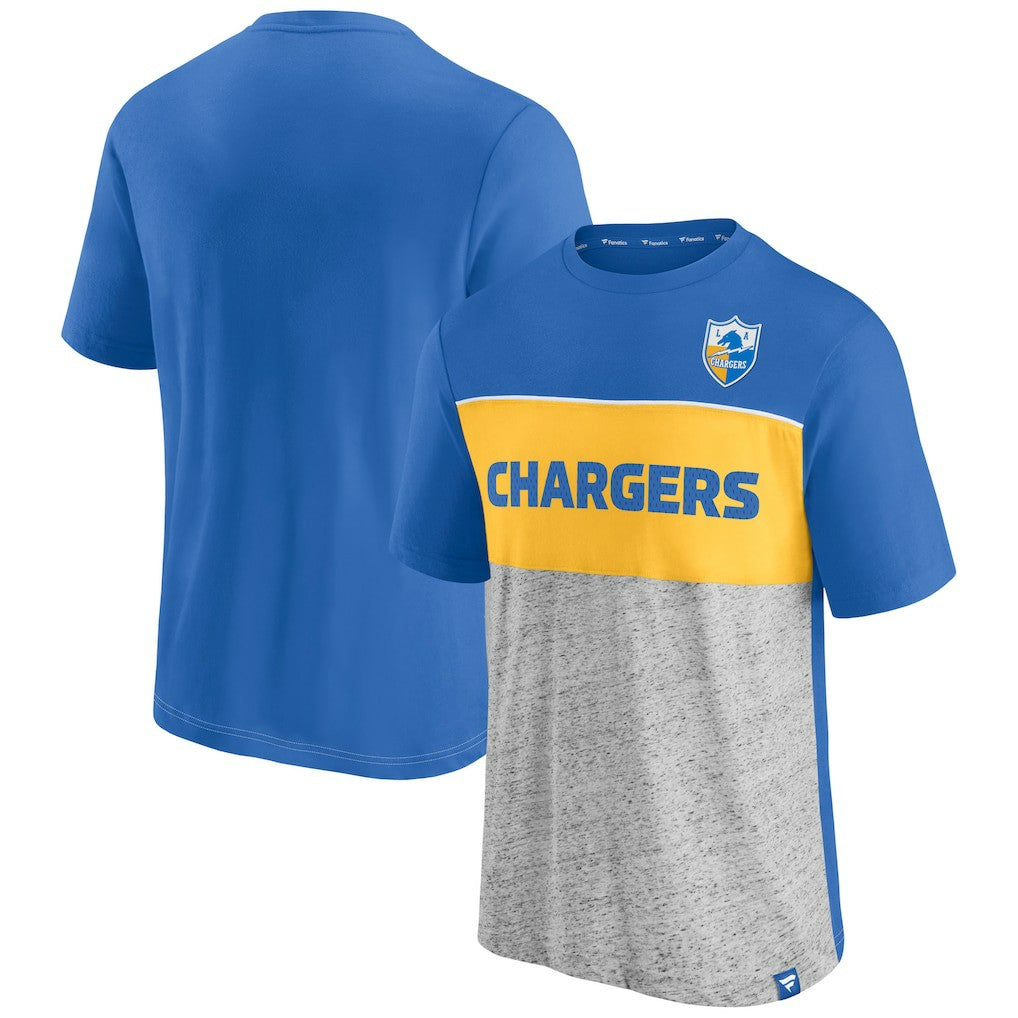 Throwback Colorblock T-Shirt - Los Angeles Chargers T-shirts