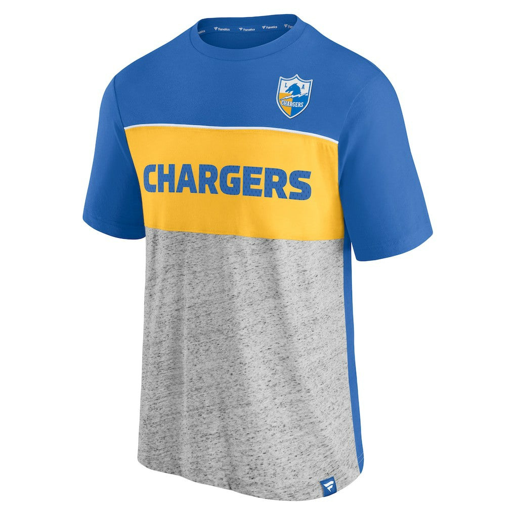 Throwback Colorblock T-Shirt - Los Angeles Chargers T-shirts