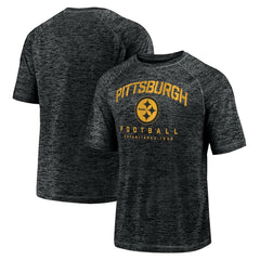 Shade Battle Ready Raglan Space-Dye T-Shirt - Pittsburgh Steelers T-shirts