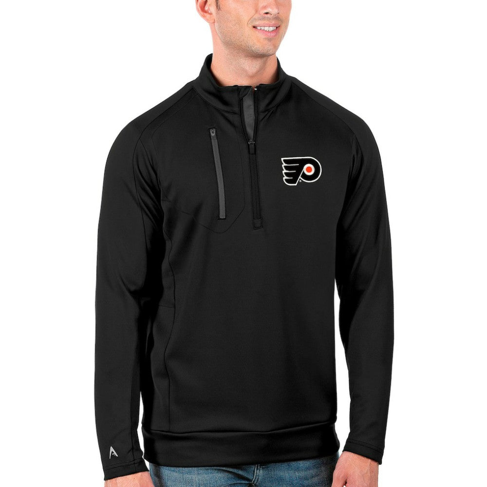 NHL Philadelphia Flyers Antigua Generation Quarter-Zip Pullover Jacket