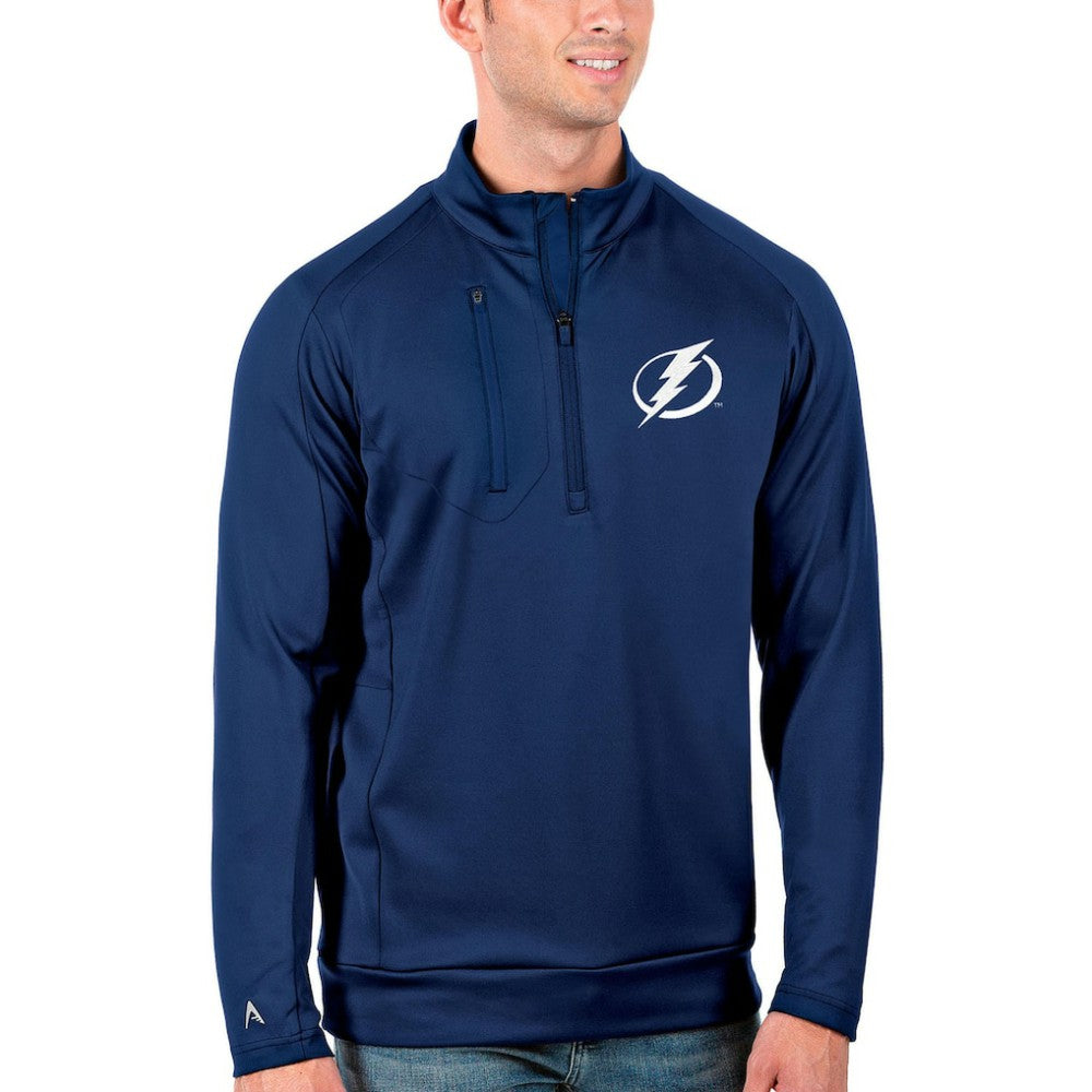 NHL Tampa Bay Lightning Antigua Generation Quarter-Zip Pullover Jacket