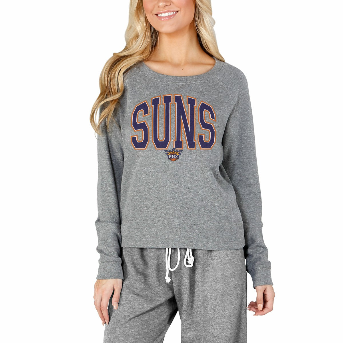 Phoenix Suns Concepts Sport Women's Mainstream Terry Long Sleeve Top