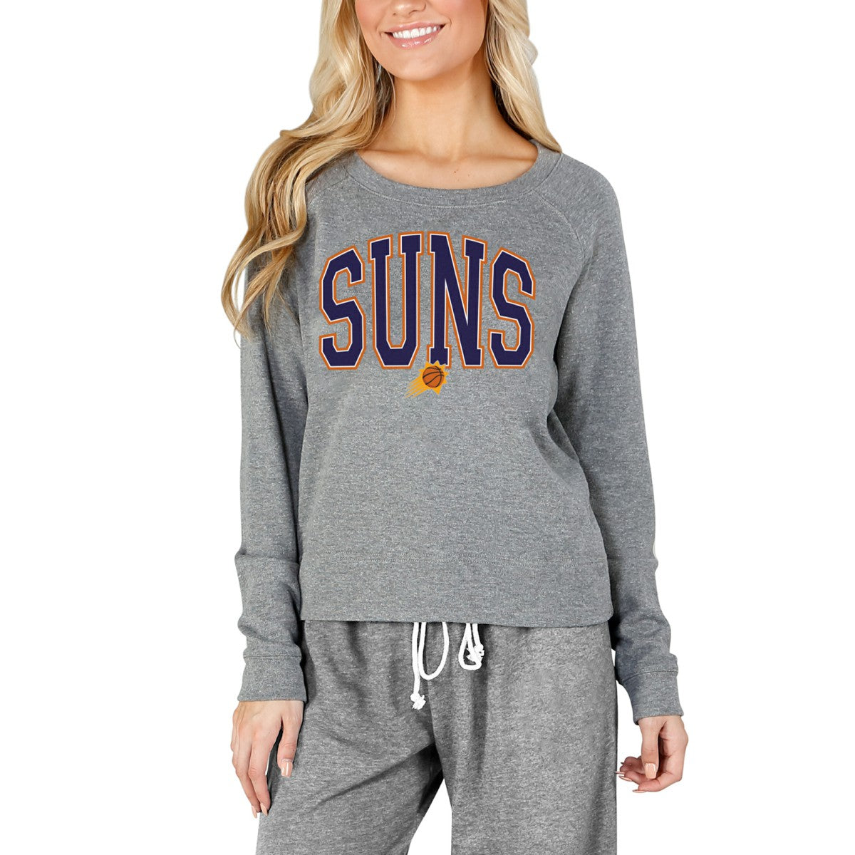 Phoenix Suns Concepts Sport Women's Mainstream Terry Long Sleeve Top