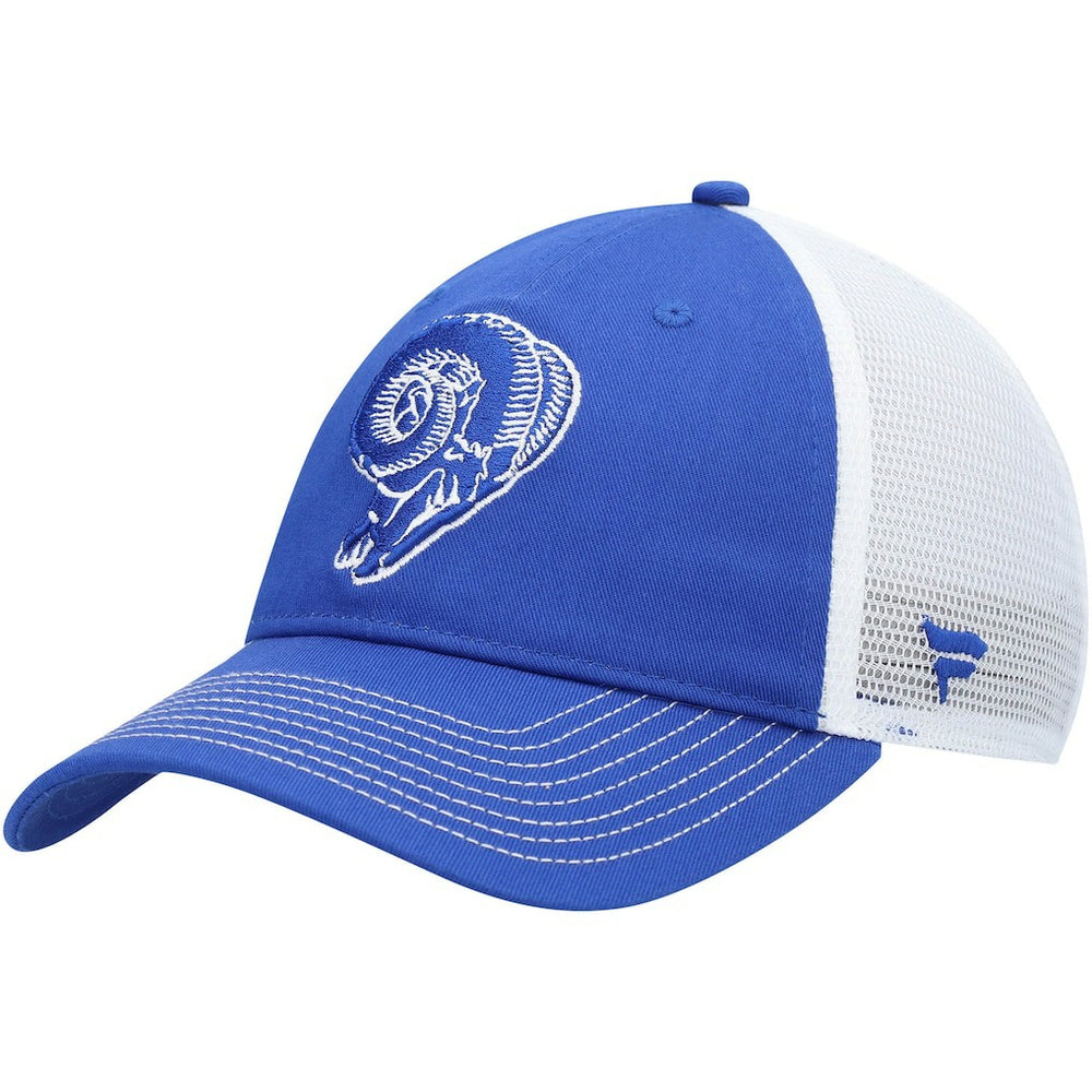 Fundamental Vintage Trucker Unstructured Adjustable Hat - Los Angeles Rams Hats