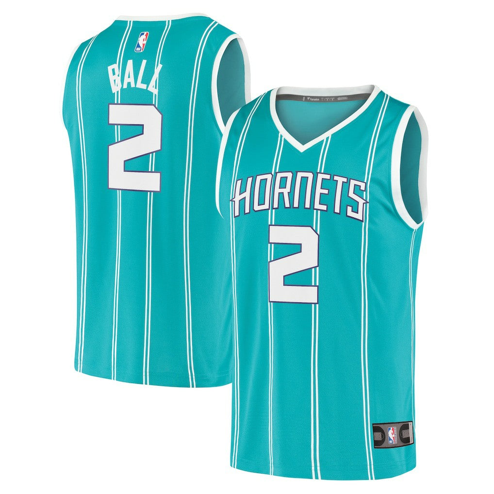 Fanatics LaMelo Ball Charlotte Hornets Fast Break Replica Jersey Teal