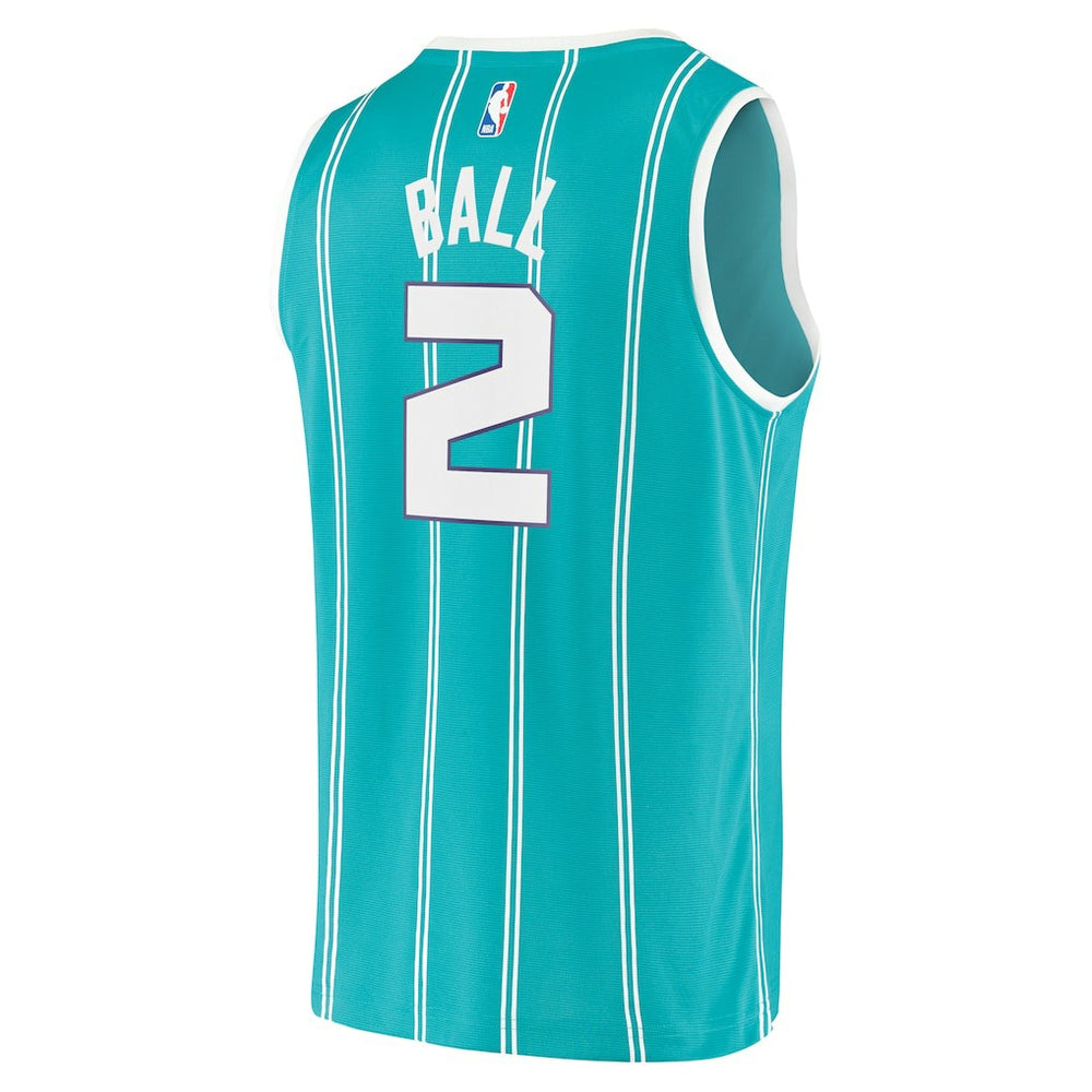 Fanatics LaMelo Ball Charlotte Hornets Fast Break Replica Jersey Teal