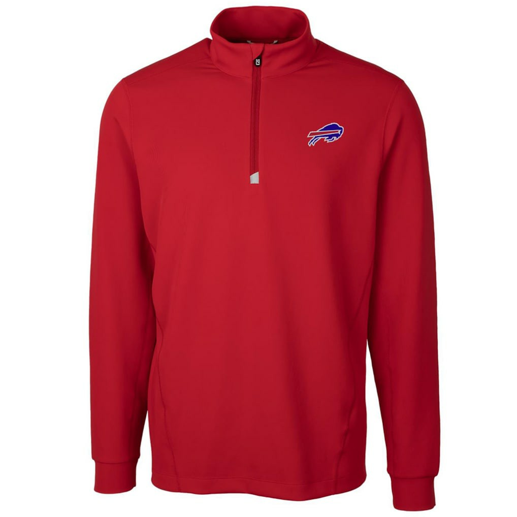 Cutter & Buck Traverse Quarter-Zip Pullover Jacket - Buffalo Bills Pullover