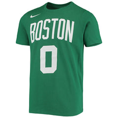 Nike Jayson Tatum Boston Celtics Youth Logo Name & Number Performance T-Shirt