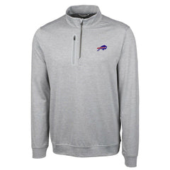 Cutter & Buck Big & Tall Stealth DryTec Quarter-Zip Pullover Jacket - Buffalo Bills Pullover