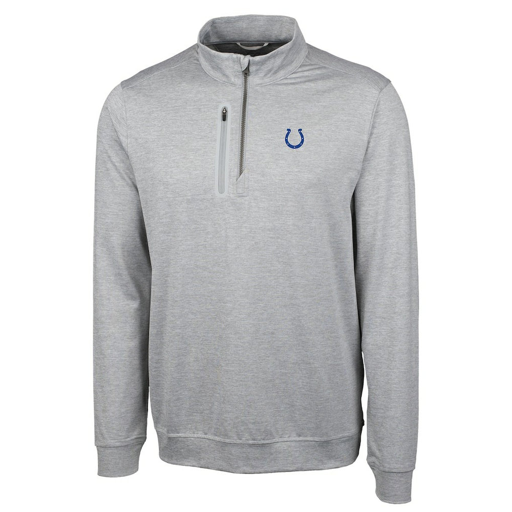 Cutter & Buck Big & Tall Stealth Quarter-Zip Pullover Jacket - Indianapolis Colts Pullover