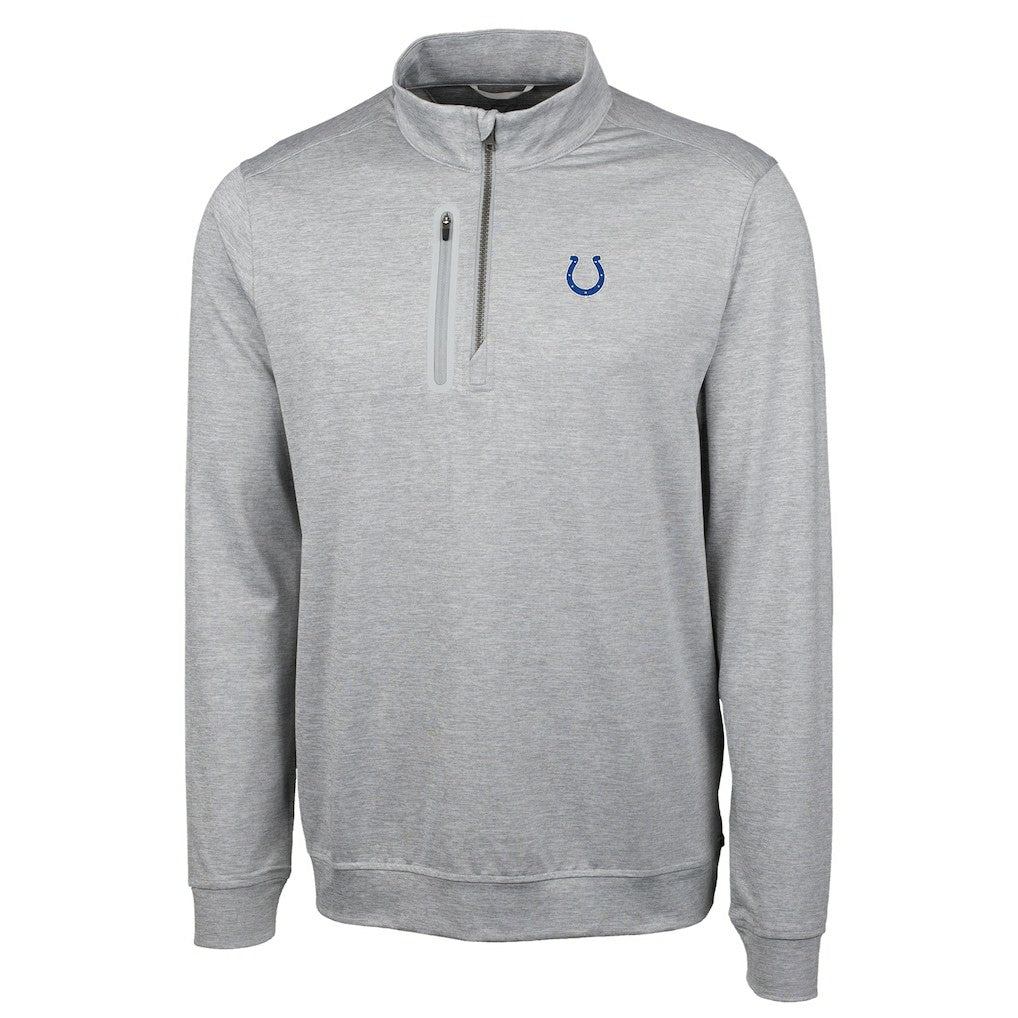 Cutter & Buck Big & Tall Stealth Quarter-Zip Pullover Jacket - Indianapolis Colts Pullover