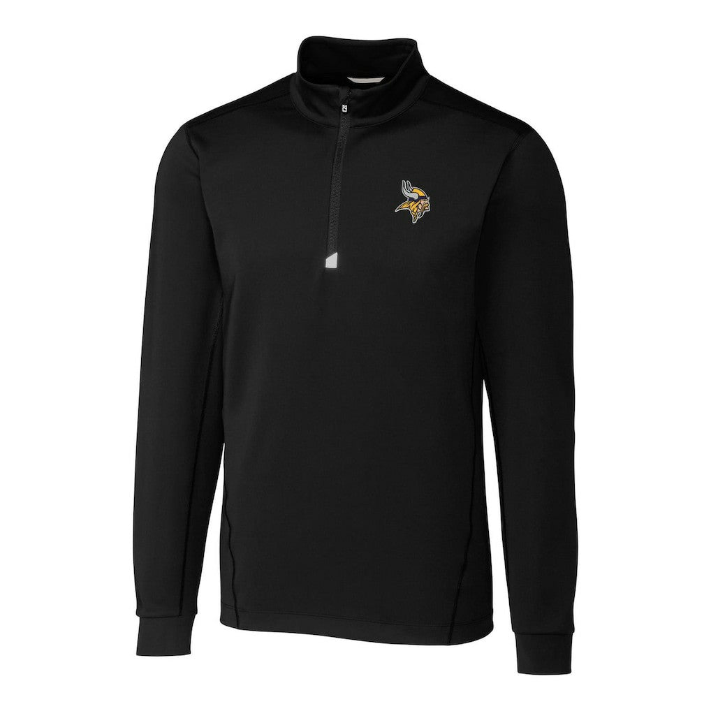 Cutter & Buck Big & Tall Traverse Quarter-Zip Pullover Jacket - Minnesota Vikings Pullover