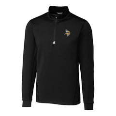 Cutter & Buck Big & Tall Traverse Quarter-Zip Pullover Jacket - Minnesota Vikings Pullover