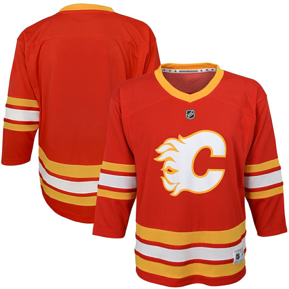 NHL Calgary Flames Youth Home Replica Blank Jersey