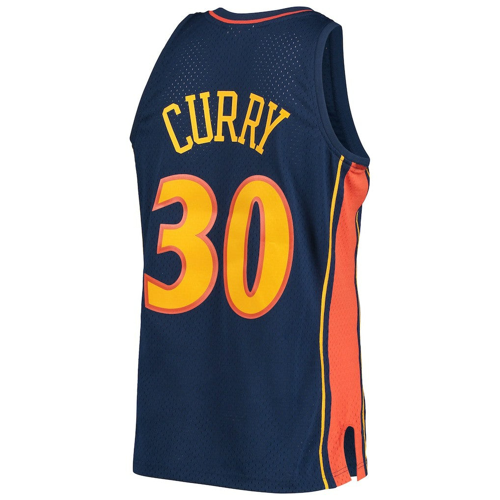 Mitchell & Ness Stephen Curry Golden State Warriors Hardwood Classics Swingman Jersey sale