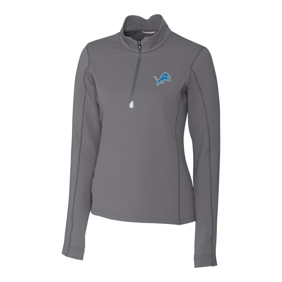 Cutter & Buck Women's Traverse Half-Zip Pullover Jacket - Detroit Lions Pullover