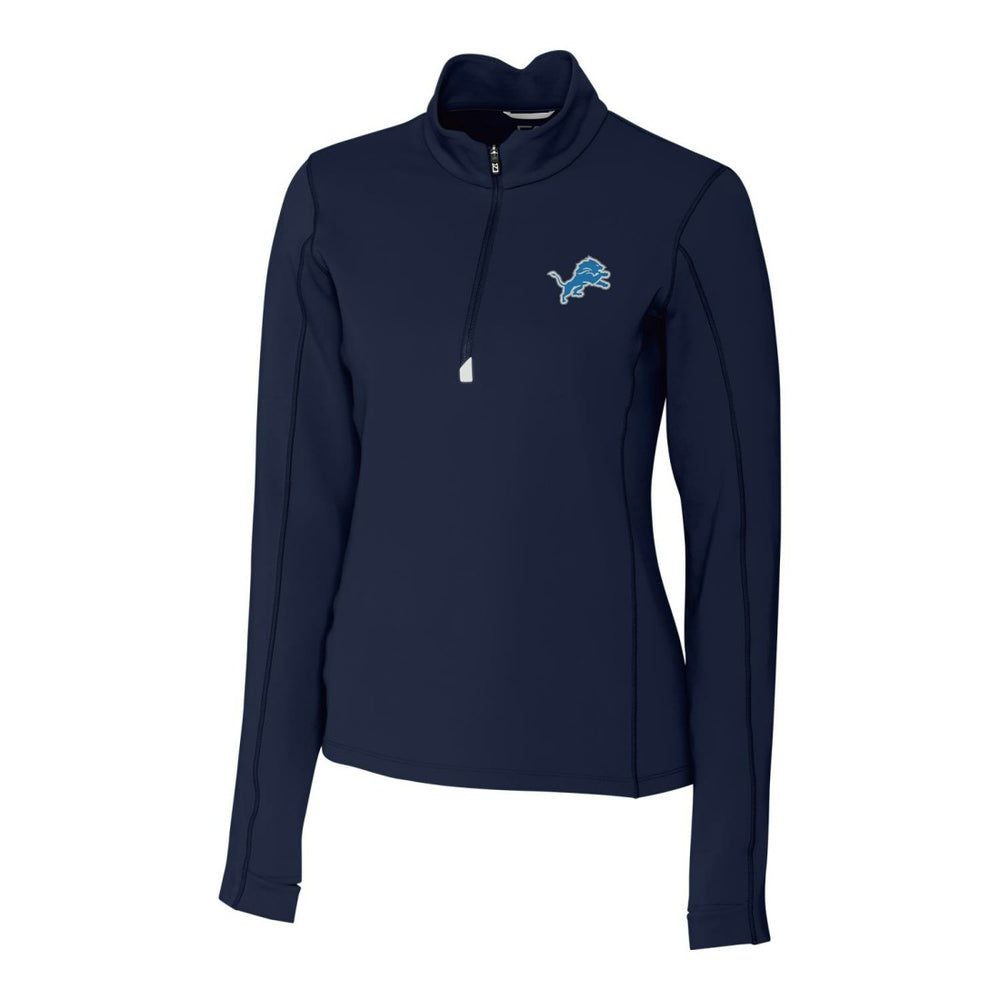 Cutter & Buck Women's Traverse Half-Zip Pullover Jacket - Detroit Lions Pullover