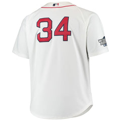 White David Ortiz Boston Red Sox Mitchell & Ness Big & Tall Home Authentic Player Jersey
