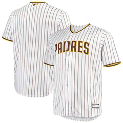 White/Brown San Diego Padres Big & Tall Home Replica Team Jersey