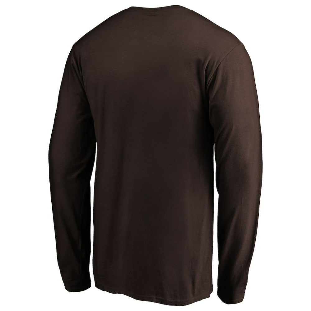 Brown San Diego Padres Cooperstown Collection Huntington Logo Long Sleeve T-Shirt