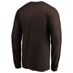 Brown San Diego Padres Cooperstown Collection Huntington Logo Long Sleeve T-Shirt
