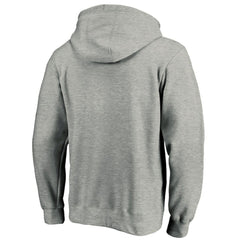 Heather Gray Cincinnati Reds Cooperstown Collection Huntington Logo Fitted Pullover Hoodie