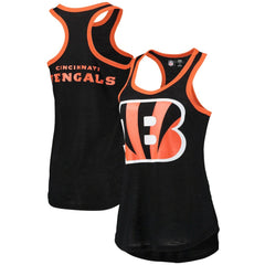 G-III 4Her by Carl Banks Women's Tater Burnout Tank Top - Cincinnati Bengals Tops