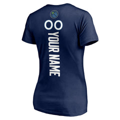 Minnesota Timberwolves Women's Playmaker Personalized Name & Number V-Neck T-Shirt
