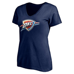Oklahoma City Thunder Women's Playmaker Personalized Name & Number V-Neck T-Shirt