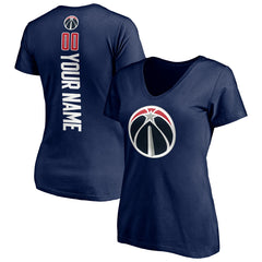 Washington Wizards Women's Playmaker Personalized Name & Number V-Neck T-Shirt