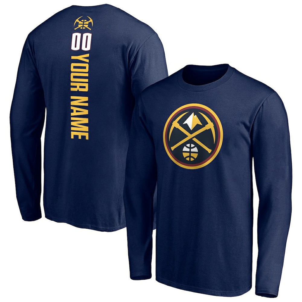 Denver Nuggets Playmaker Personalized Name & Number Long Sleeve T-Shirt sale