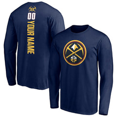Denver Nuggets Playmaker Personalized Name & Number Long Sleeve T-Shirt sale