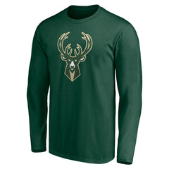 Milwaukee Bucks Playmaker Personalized Name & Number Long Sleeve T-Shirt