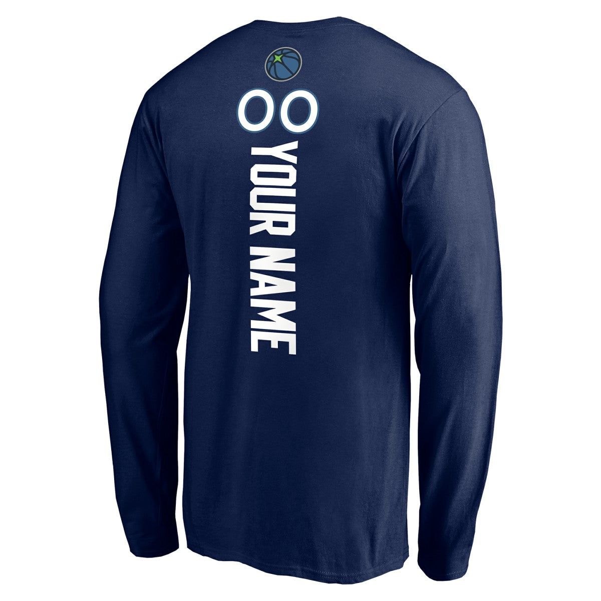 Minnesota Timberwolves Playmaker Personalized Name & Number Long Sleeve T-Shirt