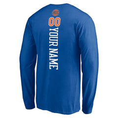 New York Knicks Playmaker Personalized Name & Number Long Sleeve T-Shirt