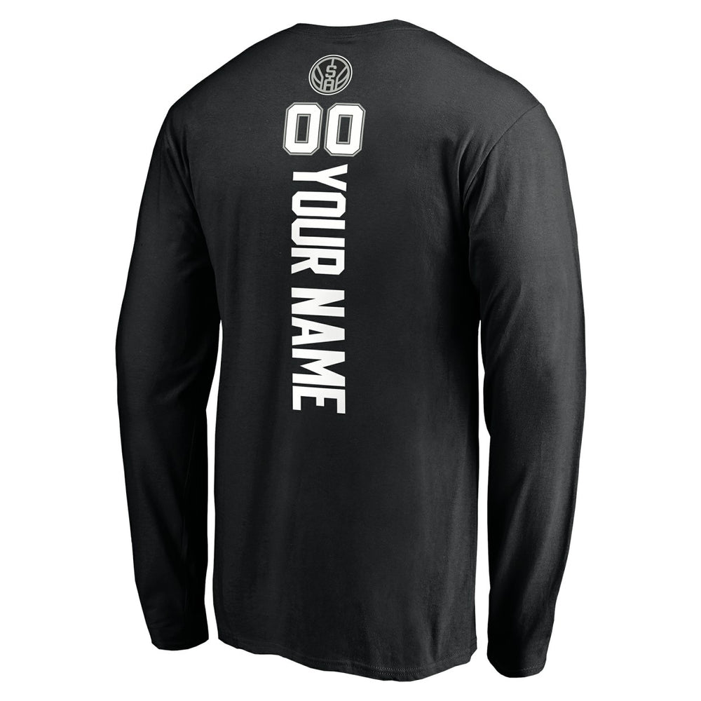 San Antonio Spurs Playmaker Personalized Name & Number Long Sleeve T-Shirt
