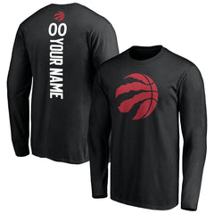 Toronto Raptors Playmaker Personalized Name & Number Long Sleeve T-Shirt