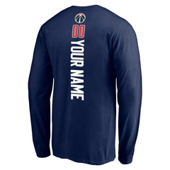 Washington Wizards Playmaker Personalized Name & Number Long Sleeve T-Shirt