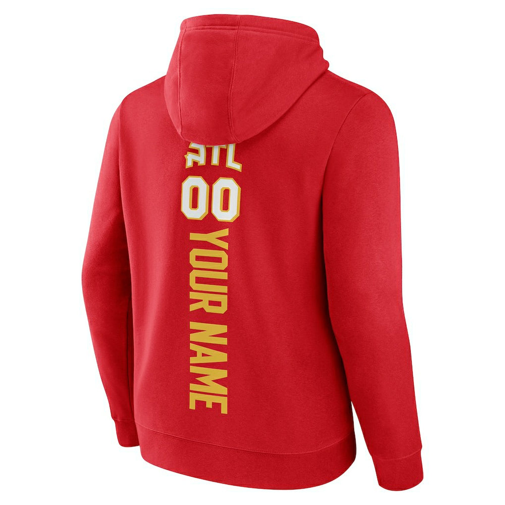 Atlanta Hawks Playmaker Personalized Name & Number Pullover Hoodie
