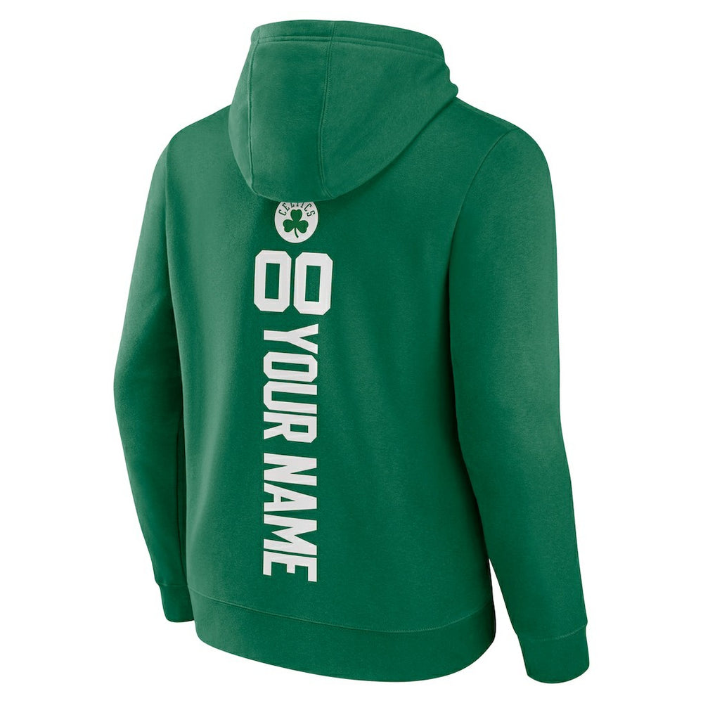 Boston Celtics Playmaker Personalized Name & Number Pullover Hoodie