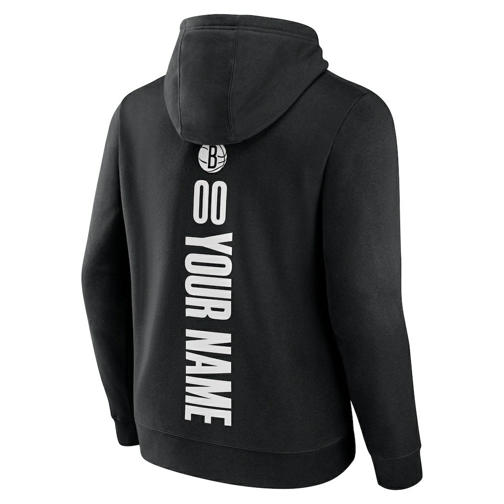 Brooklyn Nets Playmaker Personalized Name & Number Pullover Hoodie