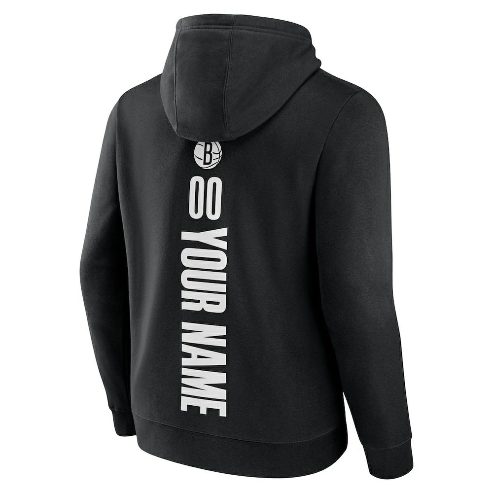 Brooklyn Nets Playmaker Personalized Name & Number Pullover Hoodie