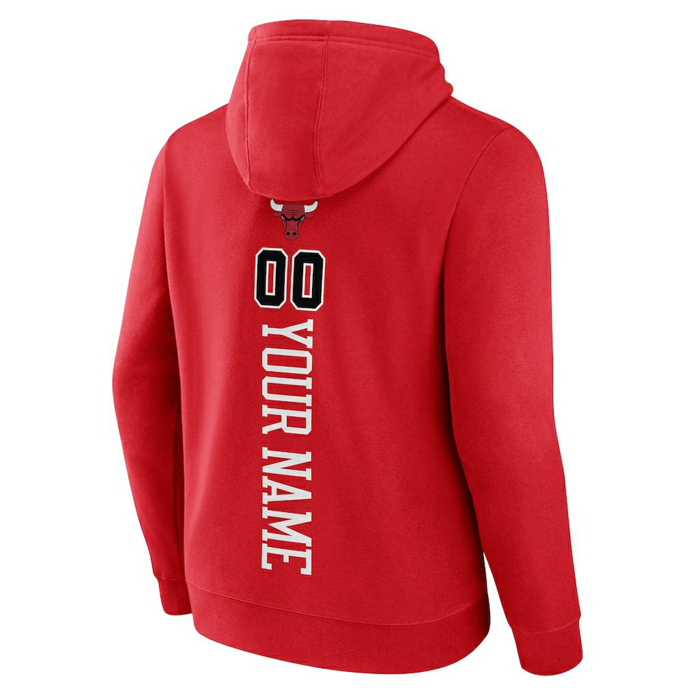 Chicago Bulls Playmaker Personalized Name & Number Pullover Hoodie