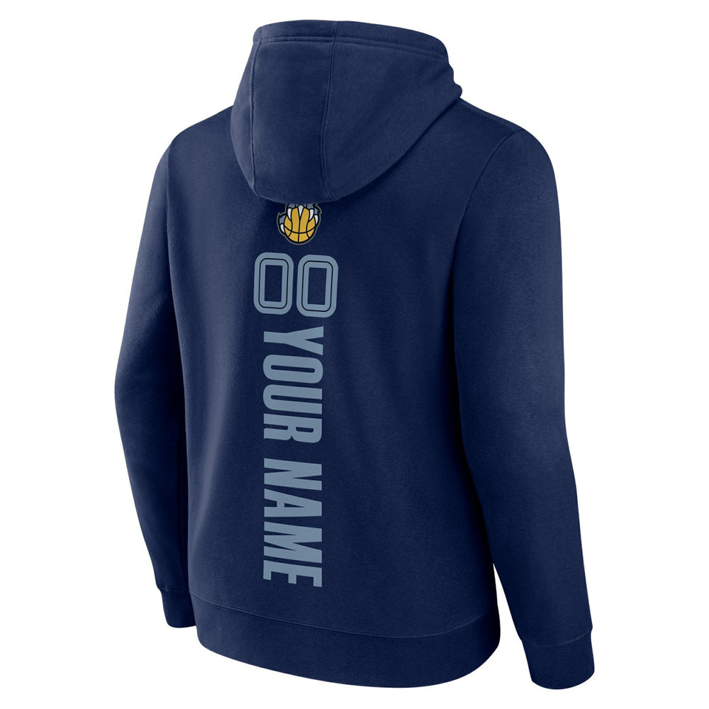 Memphis Grizzlies Playmaker Personalized Name & Number Pullover Hoodie