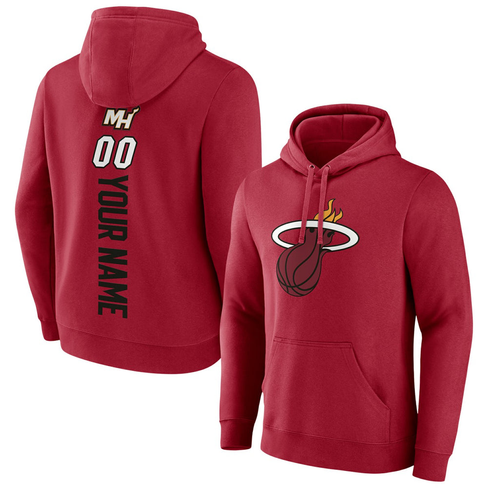 Miami Heat Playmaker Personalized Name & Number Pullover Hoodie