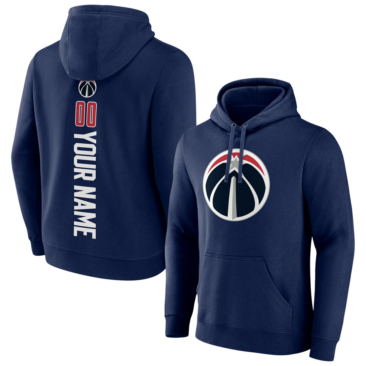 Washington Wizards Playmaker Personalized Name & Number Pullover Hoodie