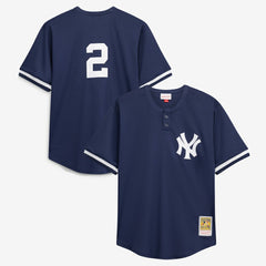 Navy Derek Jeter New York Yankees Mitchell & Ness Big & Tall Batting Practice Replica Player Jersey