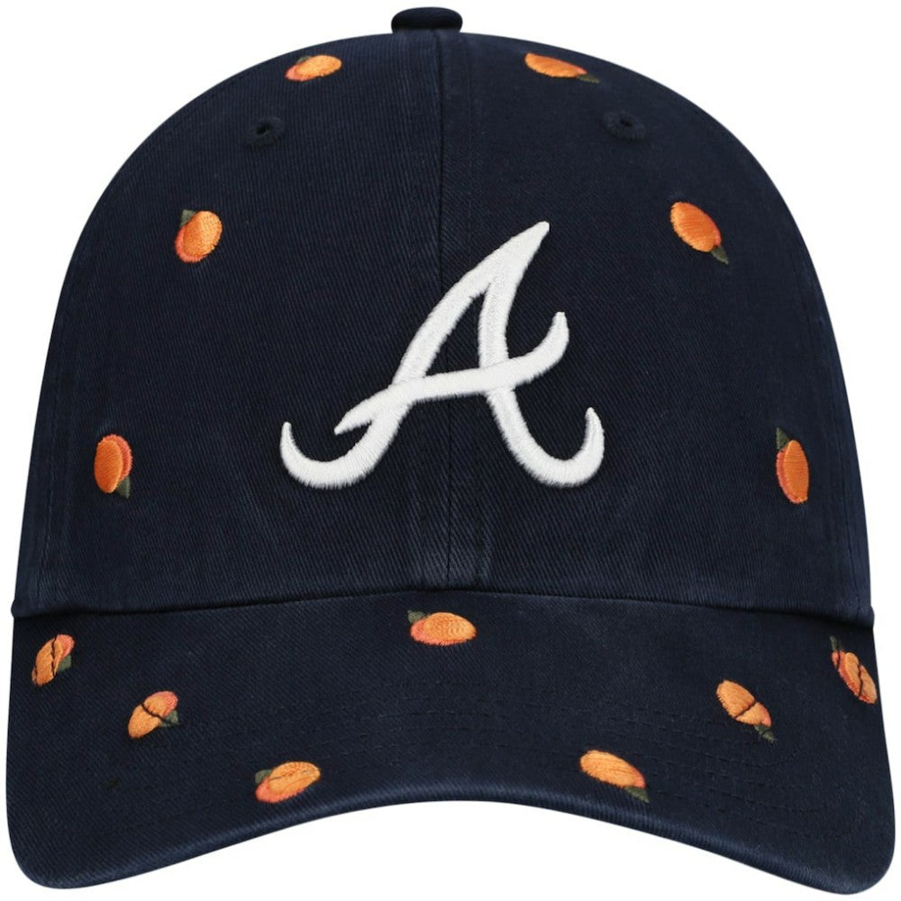 Navy Atlanta Braves '47 Women's Confetti Clean Up Adjustable Hat